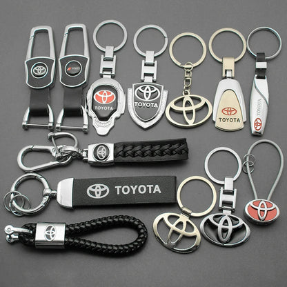 Keychain 3D in metallo/in pelle per Toyota