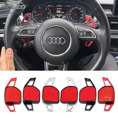 Shifter a pagamento dello sterzo in alluminio per Audi