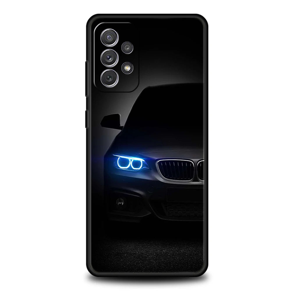 Case de téléphone de voiture de sport de luxe pour Samsung