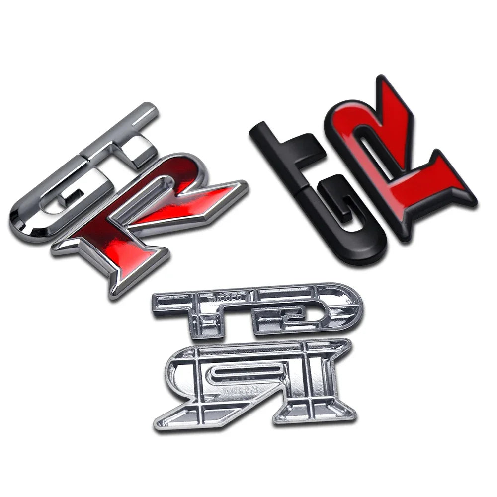 Metal GTR Logo Car Trunk Emblem