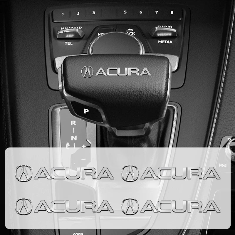 Adesivo logo di auto in metallo Acura 3D