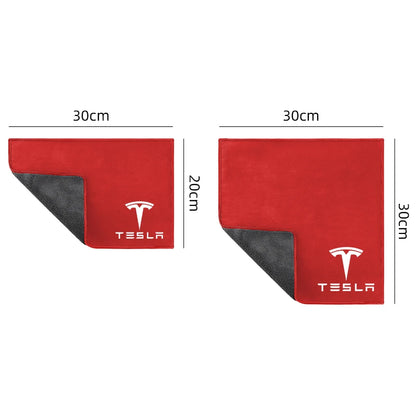 Ensemble de tissu de nettoyage de Tesla