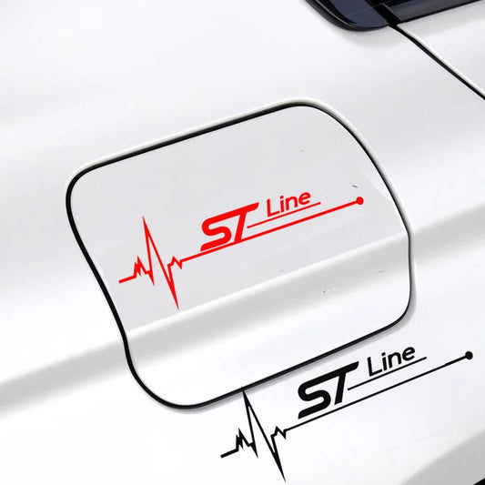 Decal de capuchon de carburant de la ligne Ford St ST