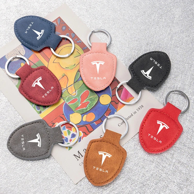 Tesla Leath Key Cover 