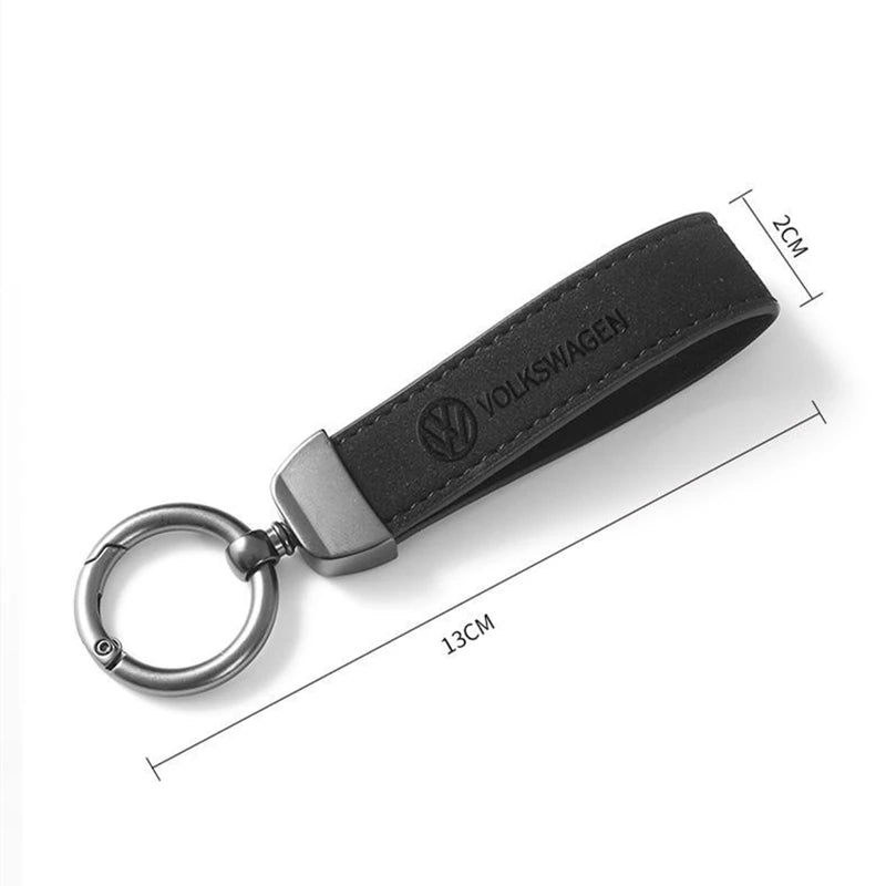 Volkswagen Metal Leather Keychain