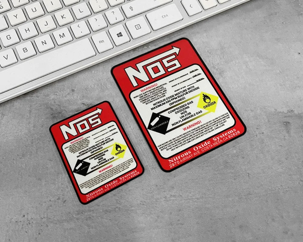 NOS Nitrous Oxide System Decal 