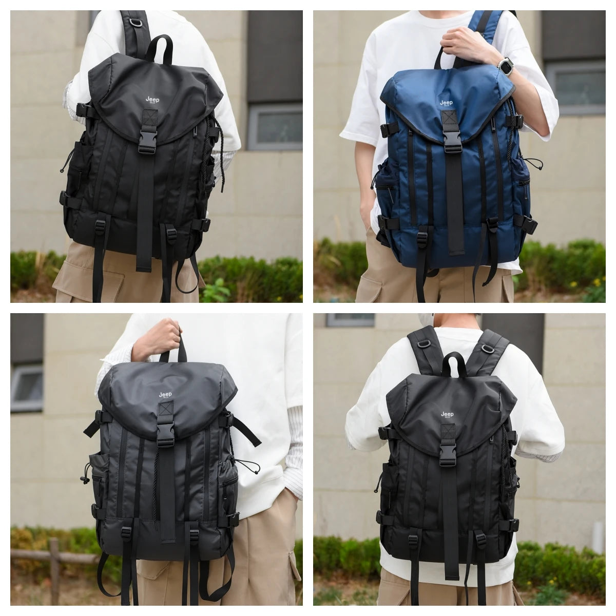 Jeep buluo mochila para hombres y mujeres