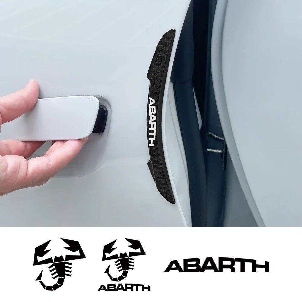 Abarth Carbon Fiber Door Edge Guards