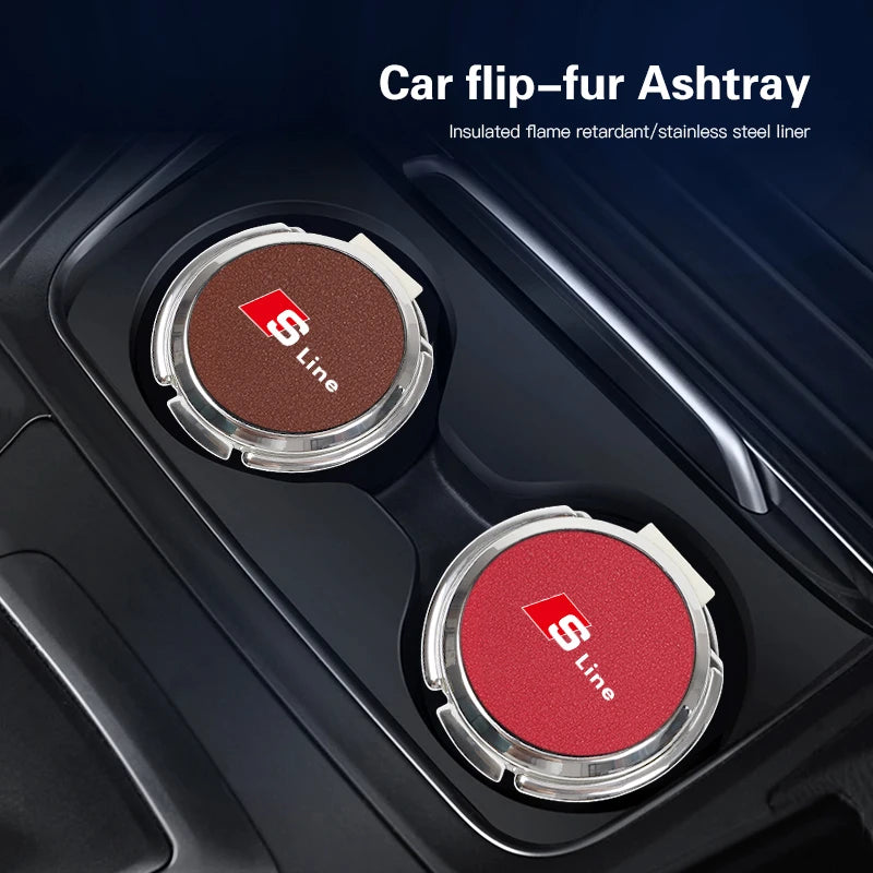 Audi S line LED Car Ashtray