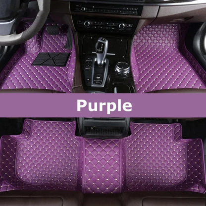 Tapis de sol de voiture en cuir de luxe pour Peugeot 3008