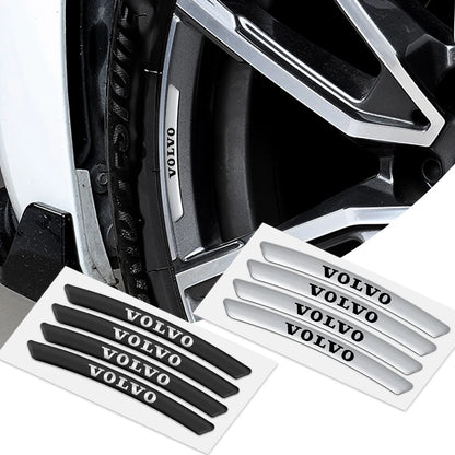 Volvo Aluminum Car Styling Wheel Stickers