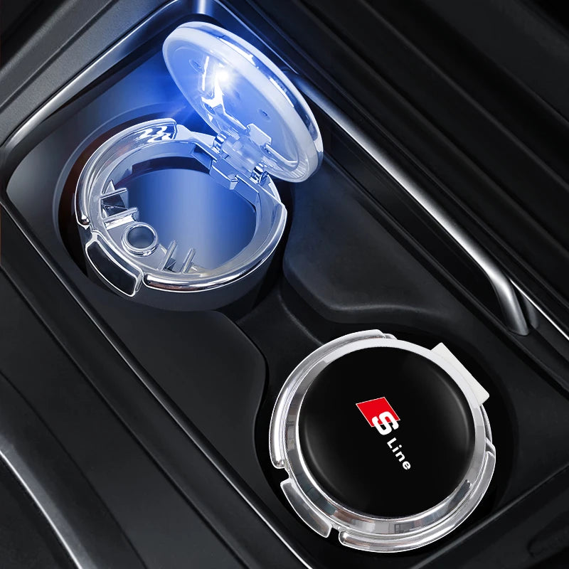 Audi S line LED Car Ashtray