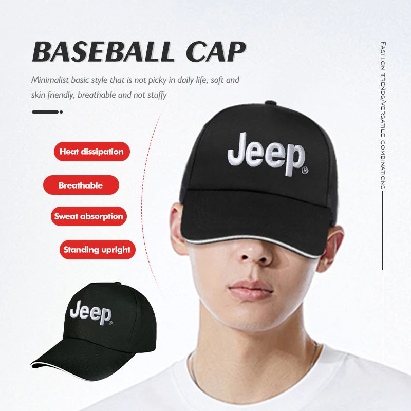 Capuchée de baseball minimaliste en jeep