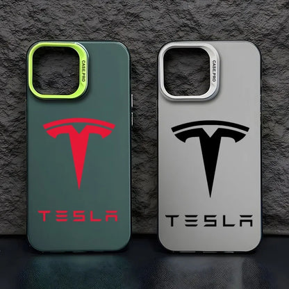 Custodia per iPhone multicolore Tesla 