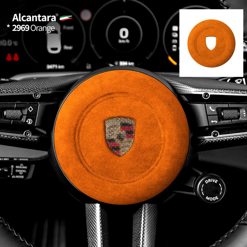 Porsche Alcantara Steering Wheel Cover