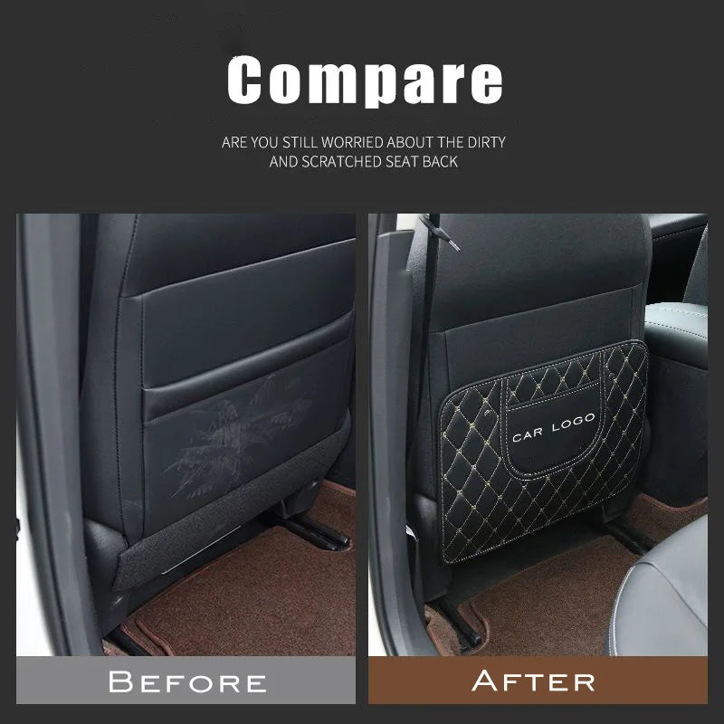 Car Seat Anti-Kick Pad Anti-fouling Protector Mat for Lexus