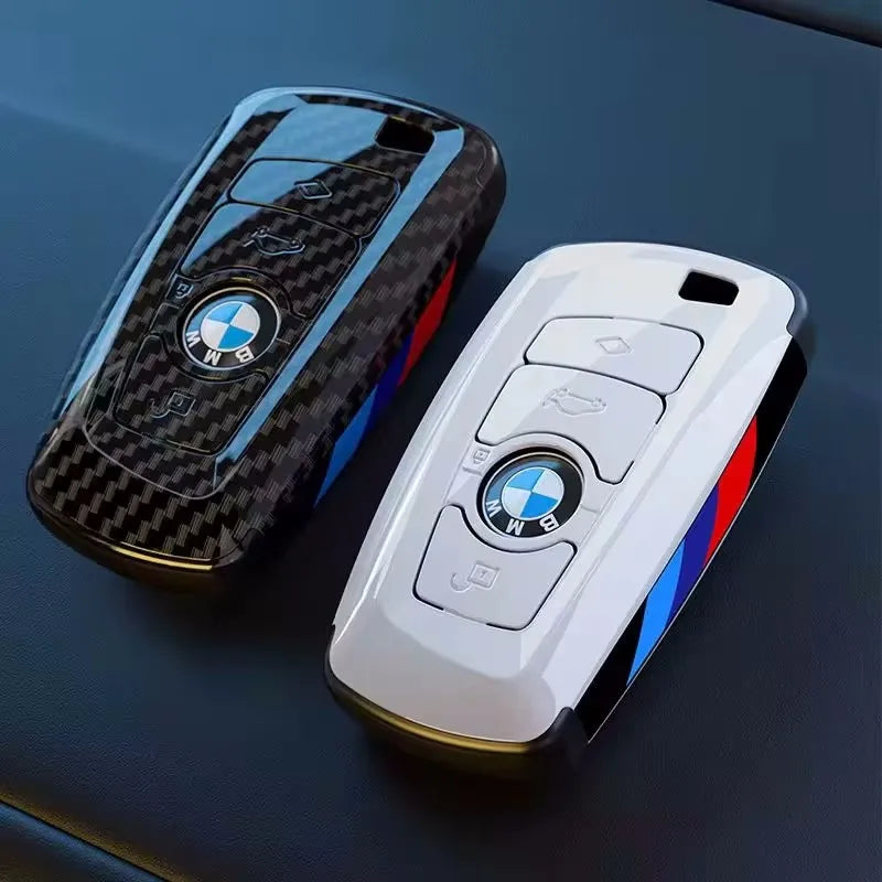 BMW M Couverture de FOB Key Fibre en fibre de carbone 