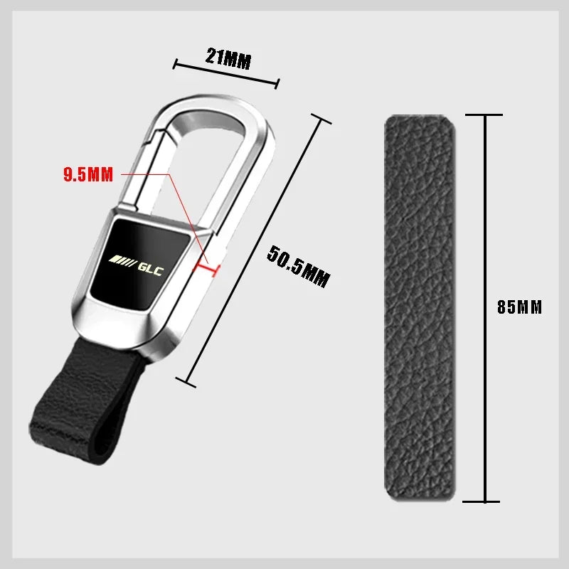 Mercedes Benz Alloy Leder Schlüsselbund