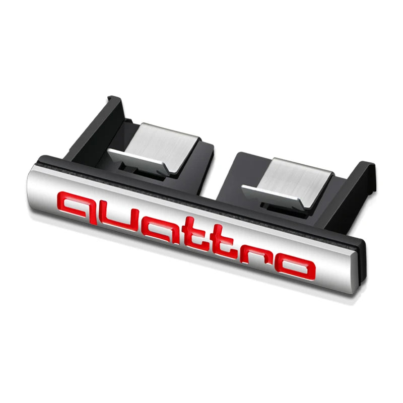 Quattro Logo Front Grill Badge 