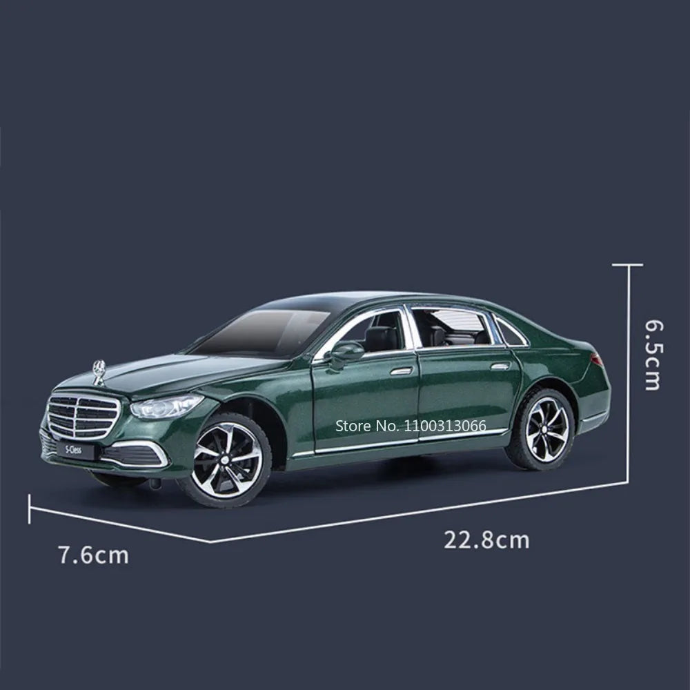 1:24 Mercedes S400L -Legierungsauto Skala