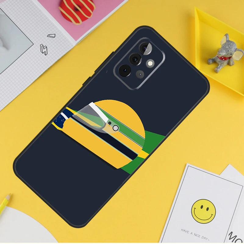 Case de teléfono tributo de Ayrton Senna para Samsung