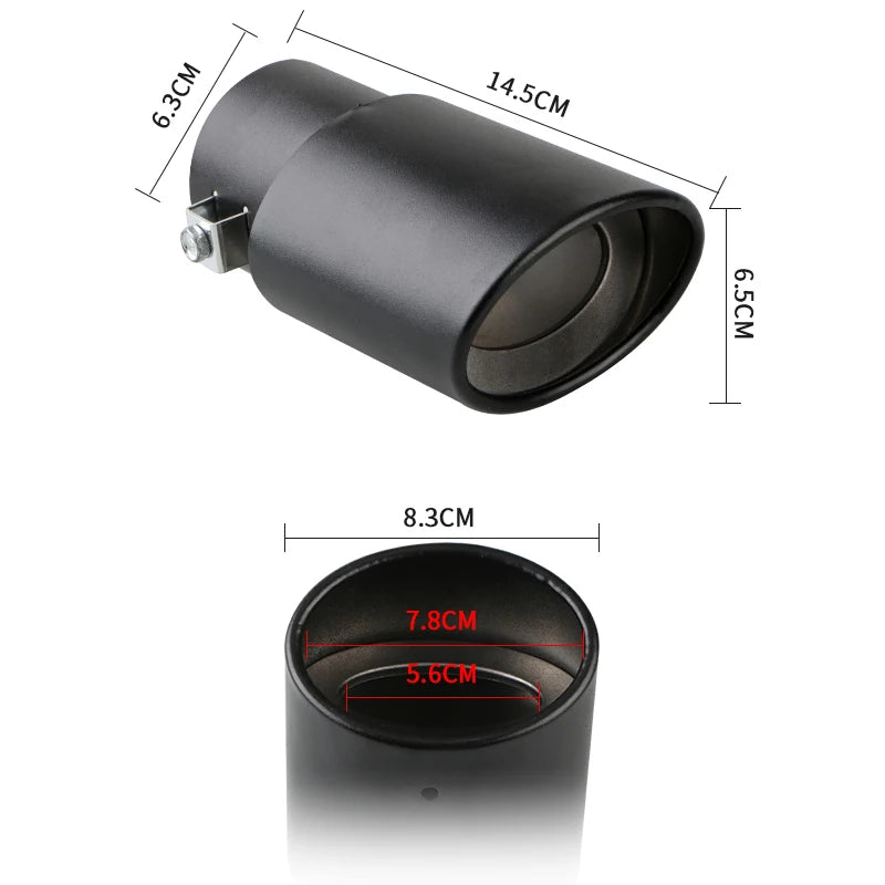 Car Exhaust Tip Stainless Steel