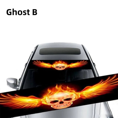 3D Effect Car Front Windshield Stickers