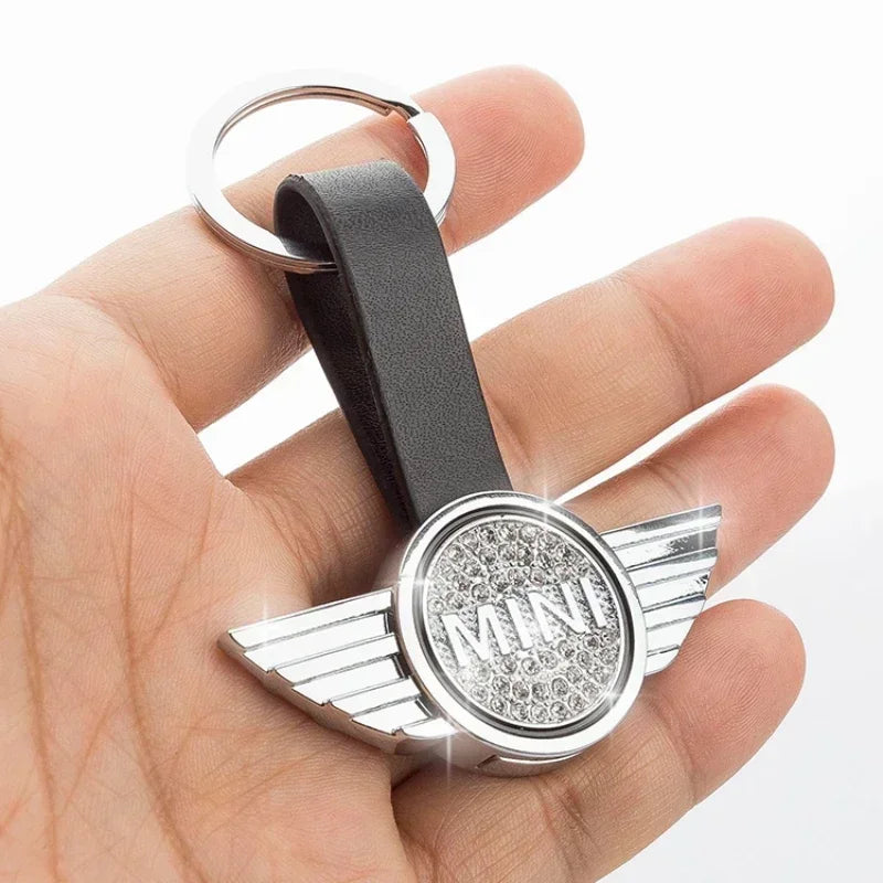 Diamond Keychain Mini Cooper