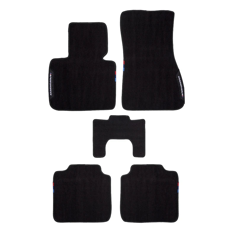 BMW M Performance Style Velvet Car Floor Matten