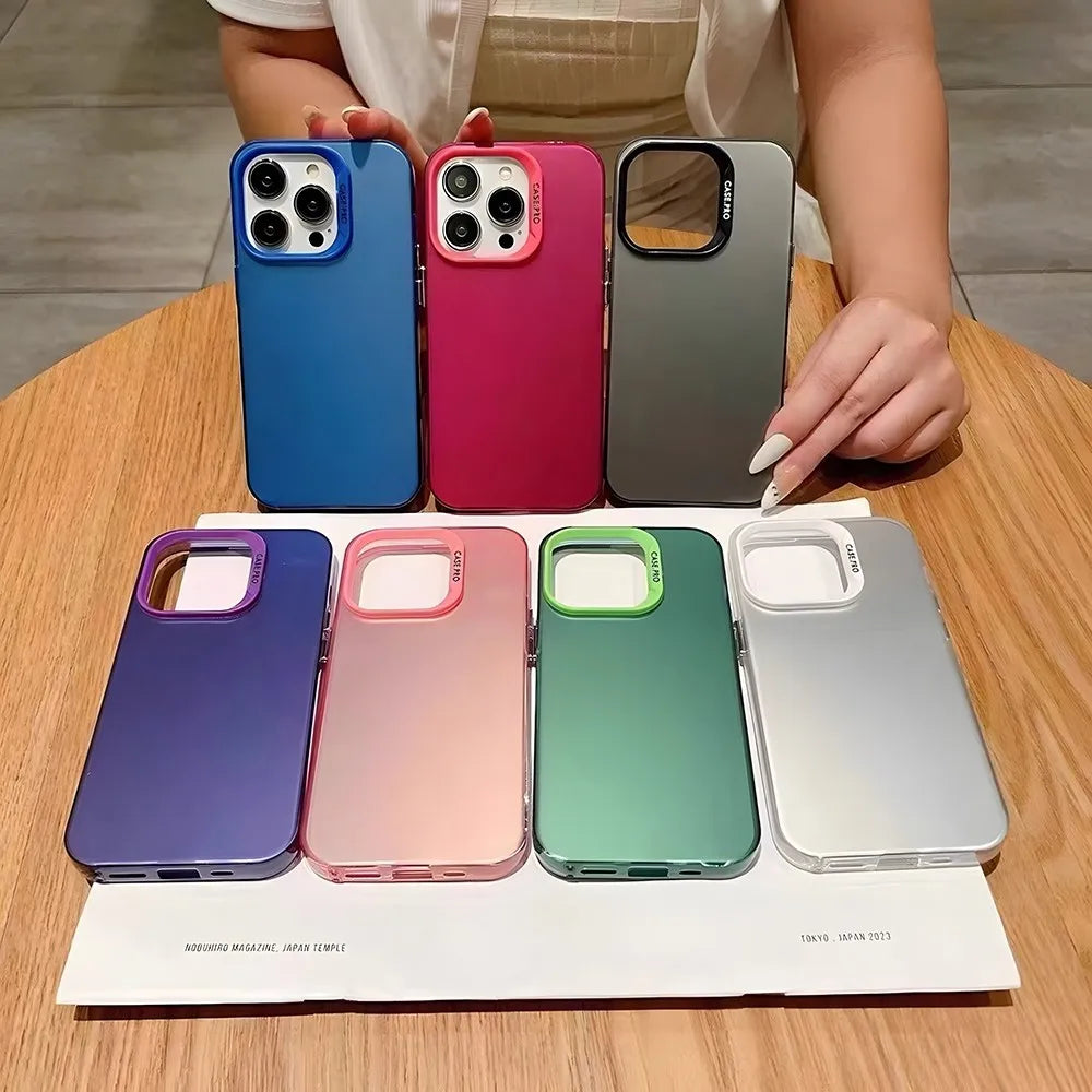 Case de iPhone de Tesla Multicolor 