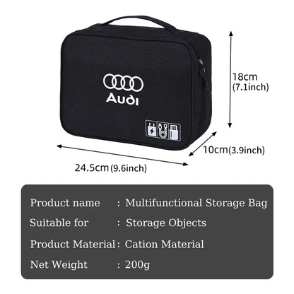 Audi Multifunctional Data Cable Storage Bag 