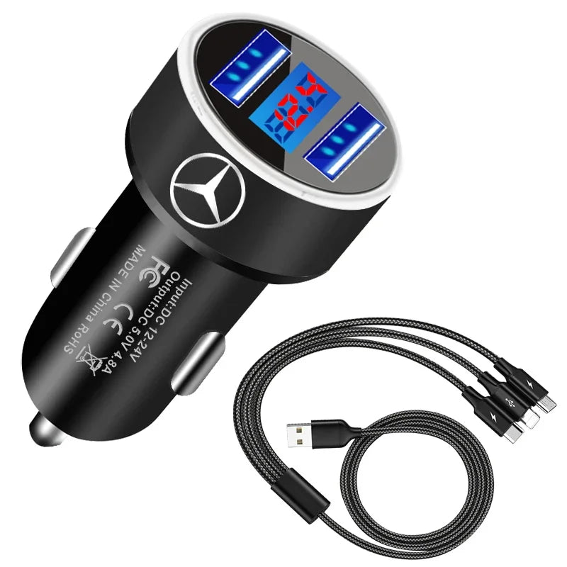 Cargador de automóvil USB dual