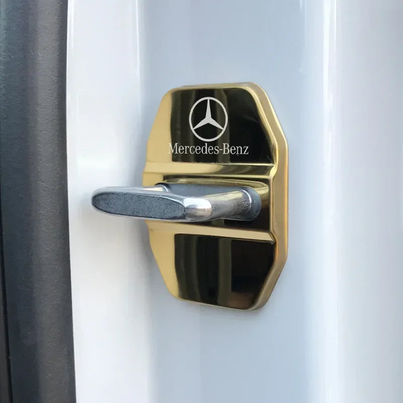 4 Pcs/Set Mercedes Benz Sticker Door Lock