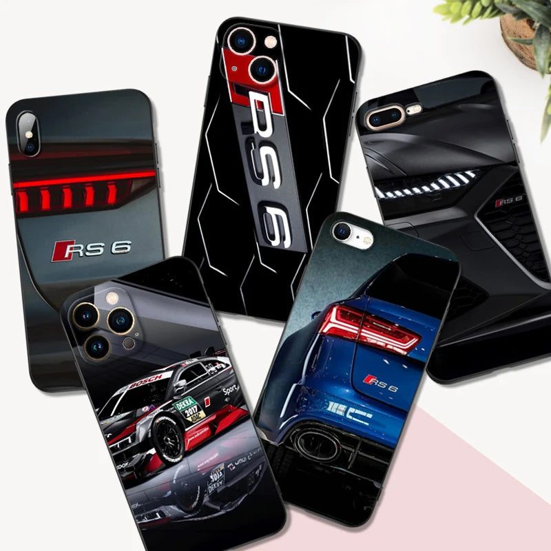 Audi RS6 Shockproof Soft Case - for iPhone