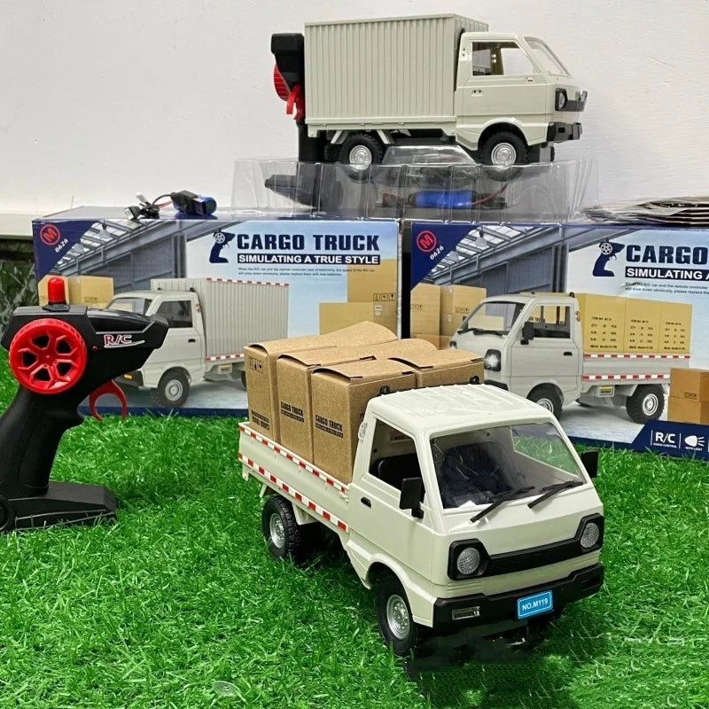 1: 10/1: 16 d12 camion cargo RC con luci a LED