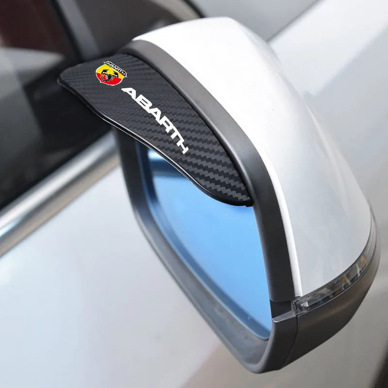 Abarth Retroview Mirror Rain Visor