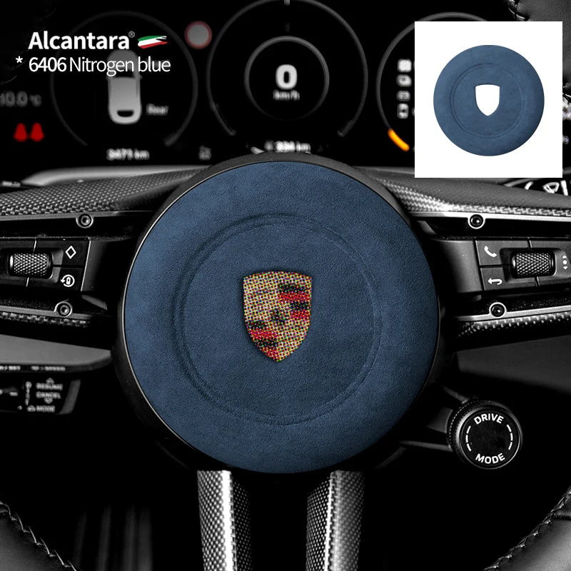 Porsche Alcantara Steering Wheel Cover