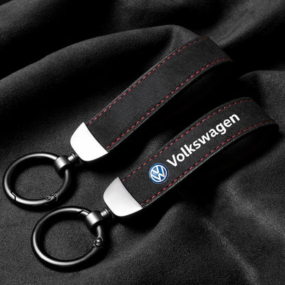 Volkswagen Suede Keychain 