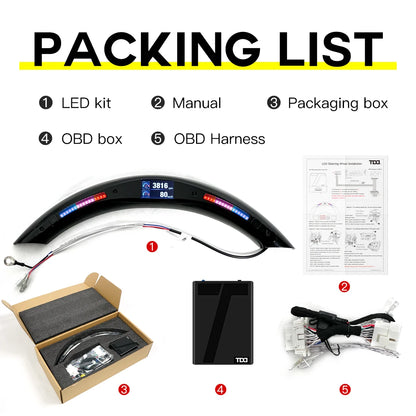 Kit de volante de pantalla LED