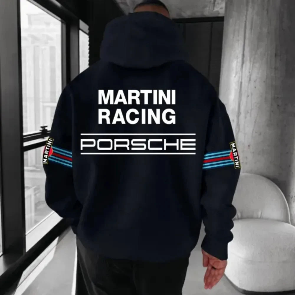 Con cappuccio da corsa Porsche Martini 