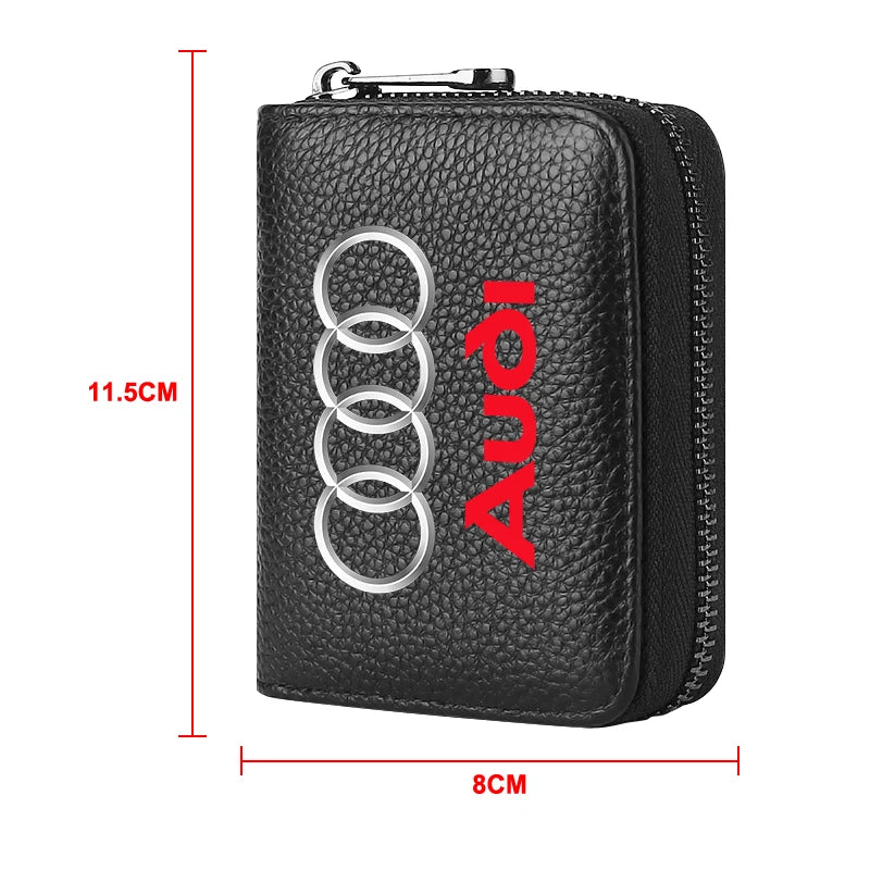 Audi Leather Key and Card Holder