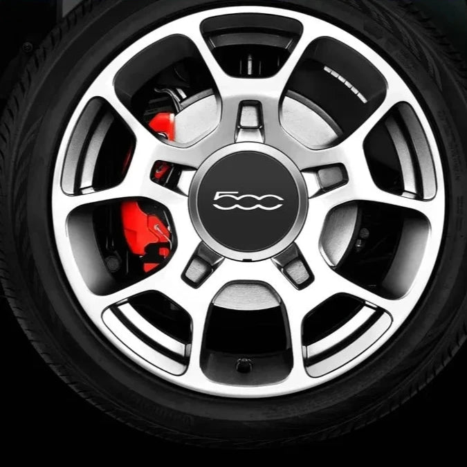 Fiat 500 Wheel Center Caps