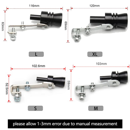 Fischio del suono del turbo di auto universale 