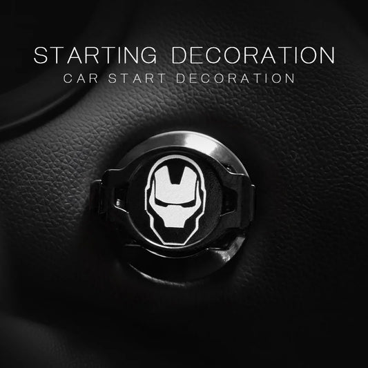 Iron-Inspired Engine Start Button Cover 