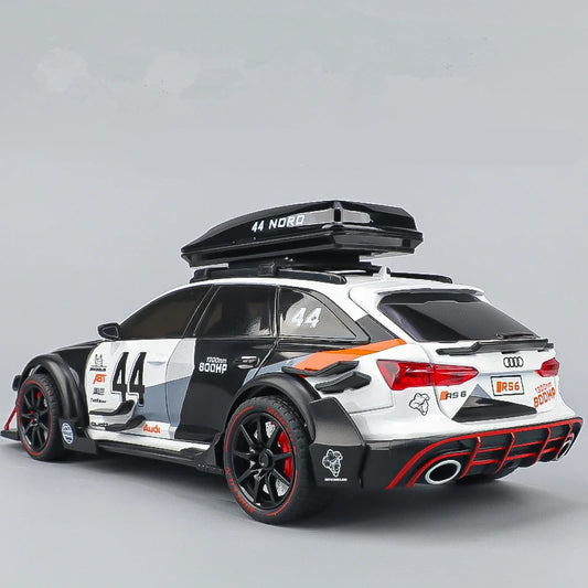 1:24 AUDI RS6 Avant Station Wagon Racing Racing Modèle 