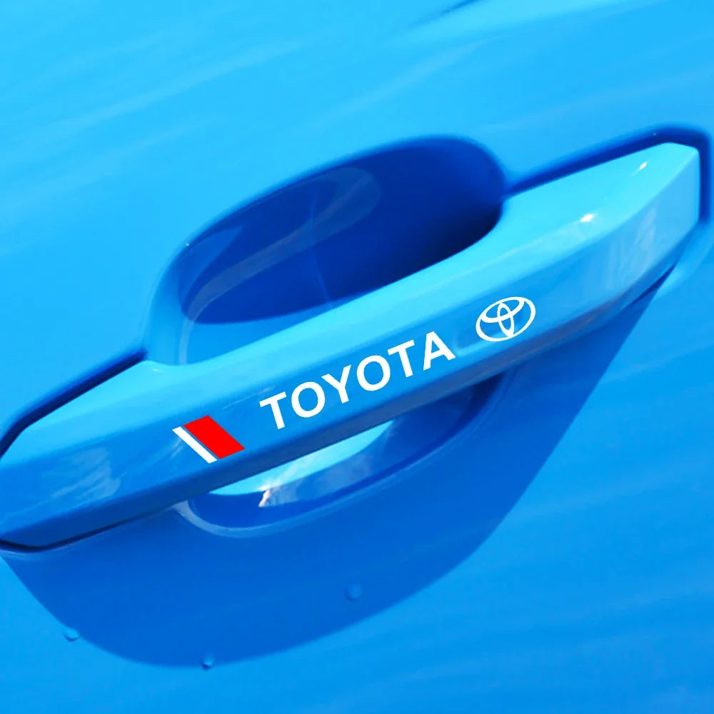 4PCS Car Door Reflective Stickers for Toyota 