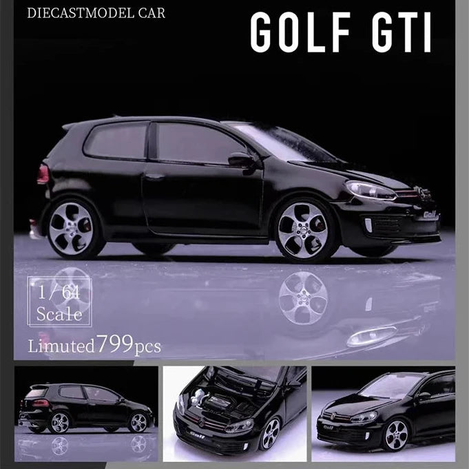 1/64 Golf GTI MK6 Alloy Car