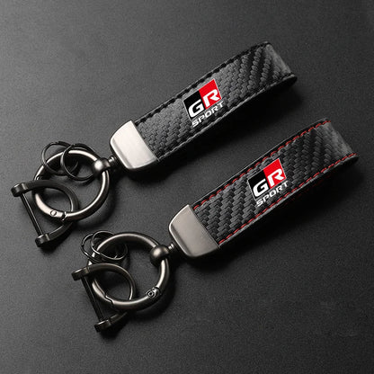 Toyota GR Sport Carbon Fiber Keychain