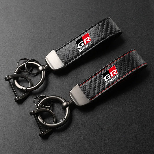 Porte-clés en fibre de carbone Toyota GR Sport