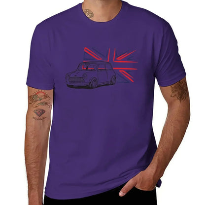 Camiseta clásica Mini Cooper con bandera de Gran Bretaña